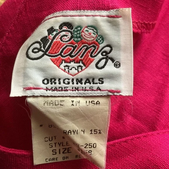 Hot pink linen midi dress with cutout back and bow - Picture 5 of 5